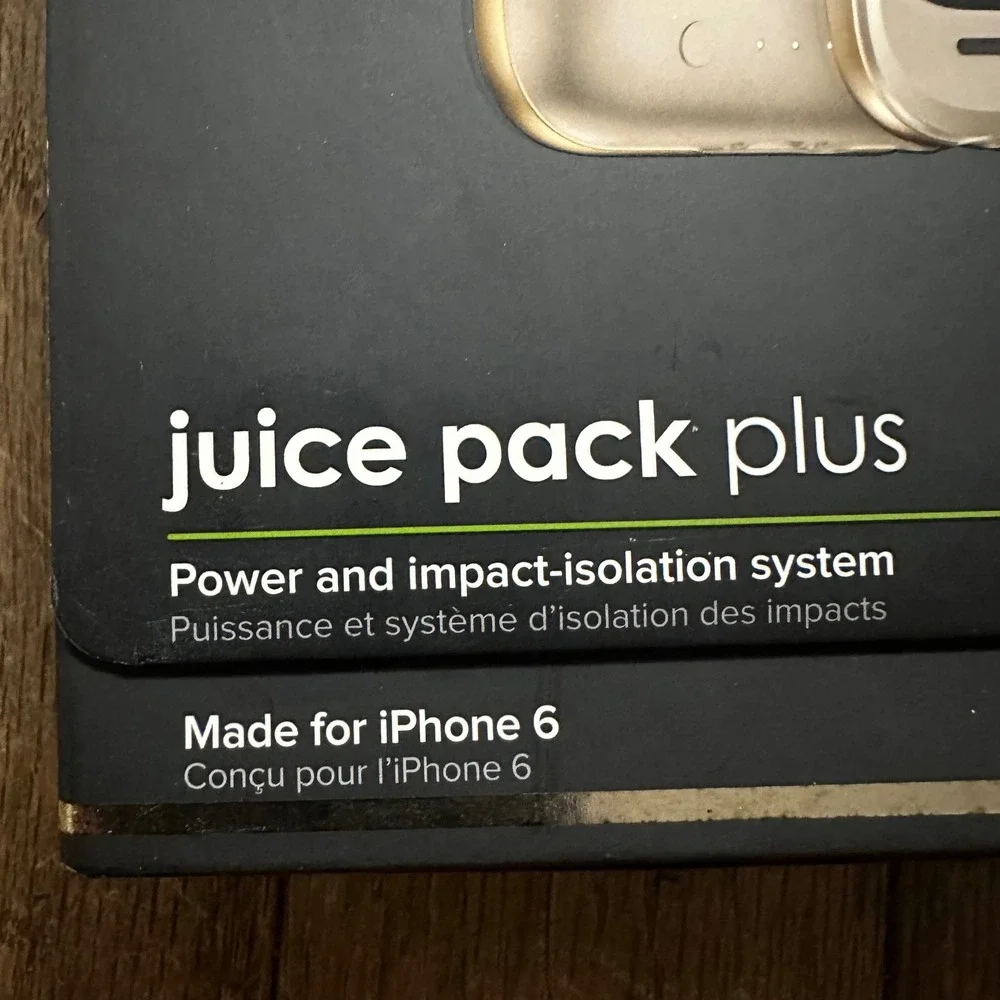 Mophie Juice Pack Plus‎ Power and Impact Isolation System for iPhone 6 Gold
